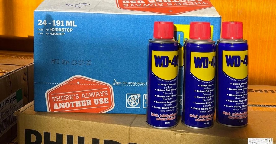 3 WD40 products per box