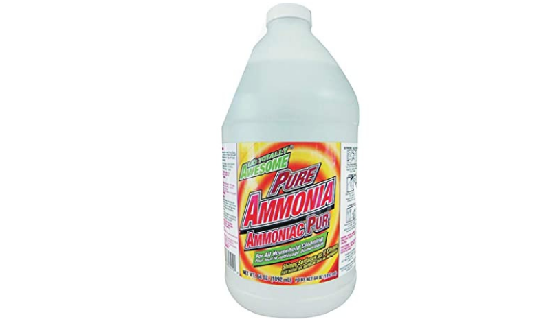 Amonia in the white bottle
