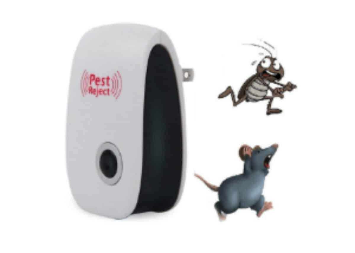 Sonic Reject ultrasonic pest Repeller Mosquito Repellent roaches Cockroach Fly Rat Poison mice Mouse Trap Bed Bug Killer Control Defender Plug in Device pest Control Traps Indoor/Outdoor 