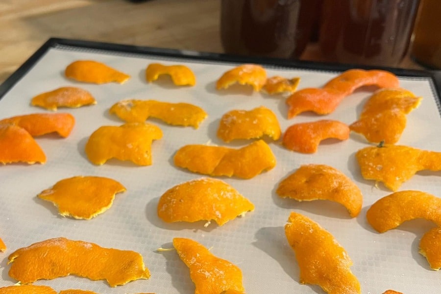 Baked Citrus peels