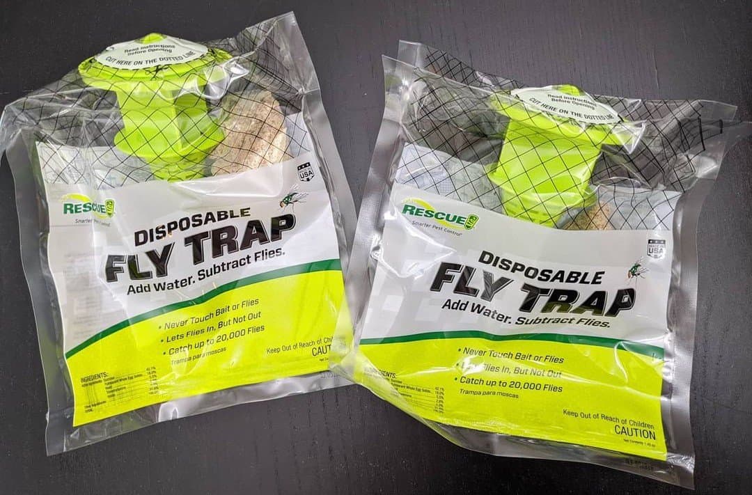 Outdoor Disposable Hanging Fly Trap - 8 Traps