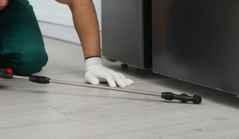 clean under the refrigerator