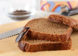 roach on dark bread