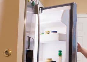 open fridge